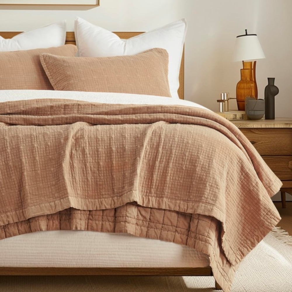 Evergrace Stonewashed Cotton Quilt Set Full/Queen Size - Picture 2 of 4